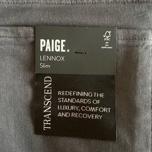 Men’s size 34 slim fit jeans, PAIGE soft and comfortable NEW